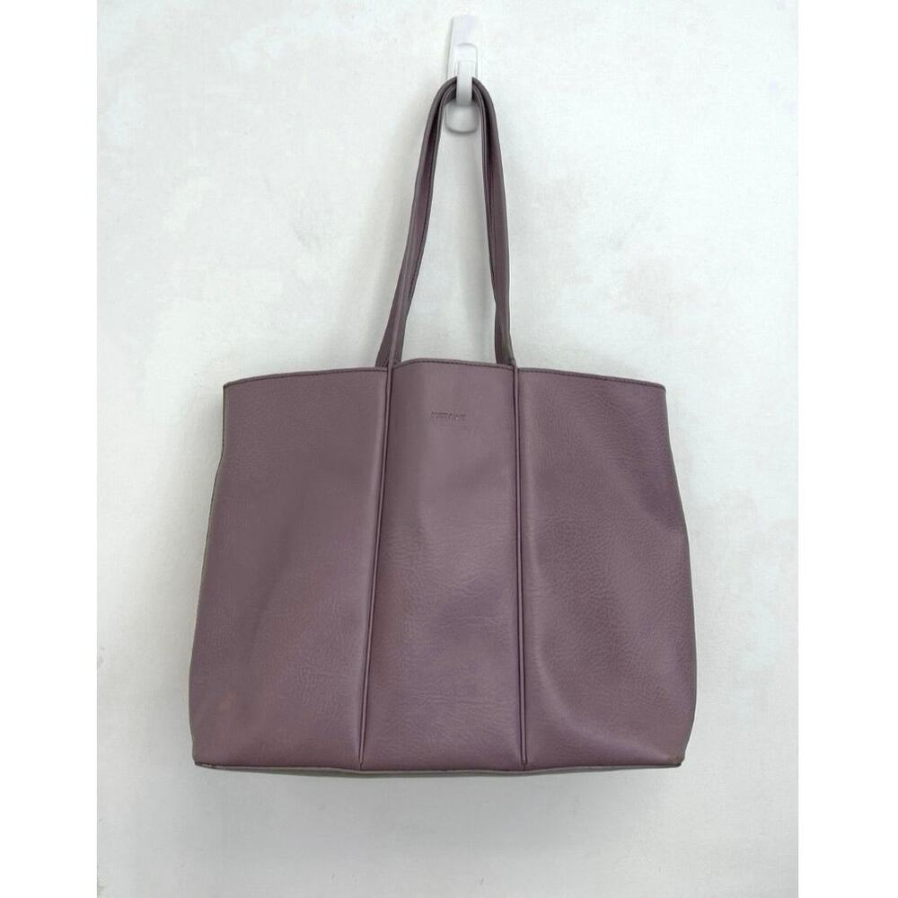Matt & Nat Hyde Vegan Tote Faux Leather Bag Interior Pocket 14.75”x12.5”x6.5”